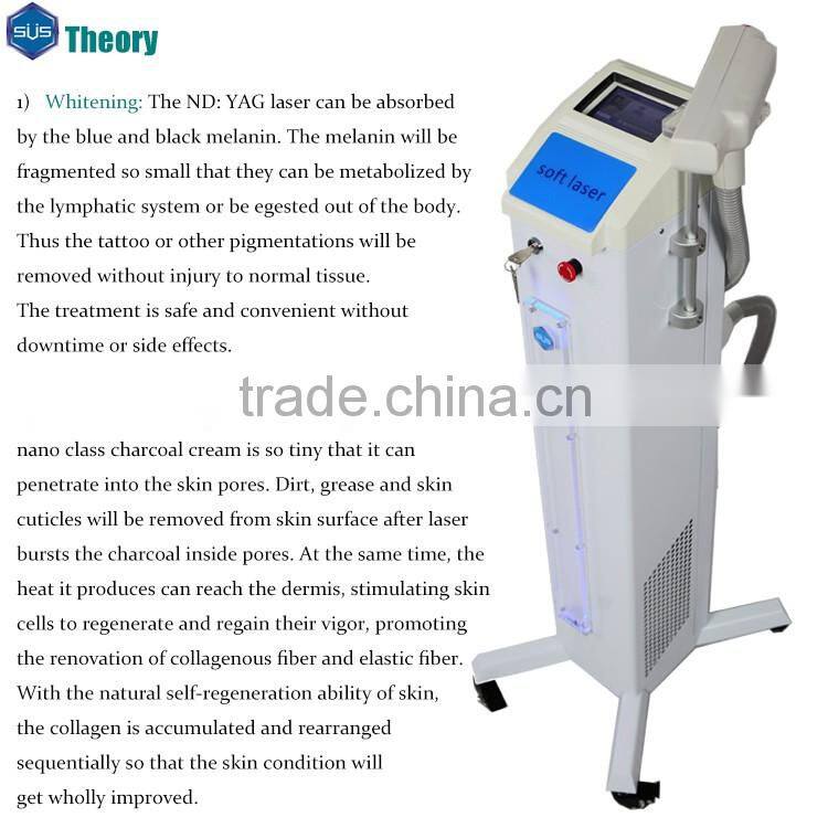 1064 532nm pigmentation removal tatoo removal nd yag laser machine prices