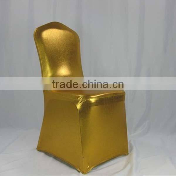hot sale gold chair cover for hotel and party