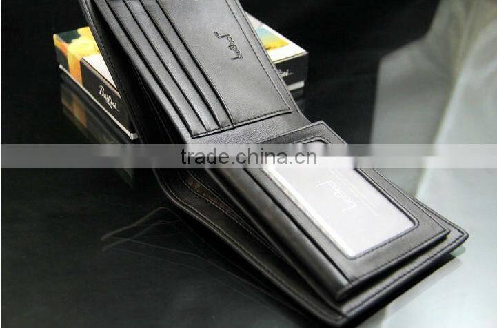 Made in India Fashion Short Design Men's Wallets Cowhide Leather Wallet For Men