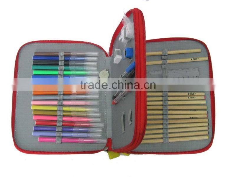Pencil Case with Multiple Compartments for Girls Including Stationary Sets PC022
