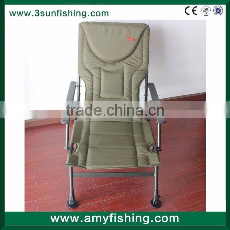 Carp Fishing Folding Chair With Arms Adjustable Legs