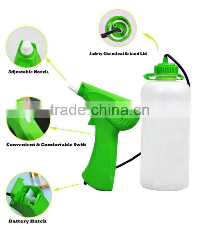 iLOT poratble dry cell operated trigger sprayer