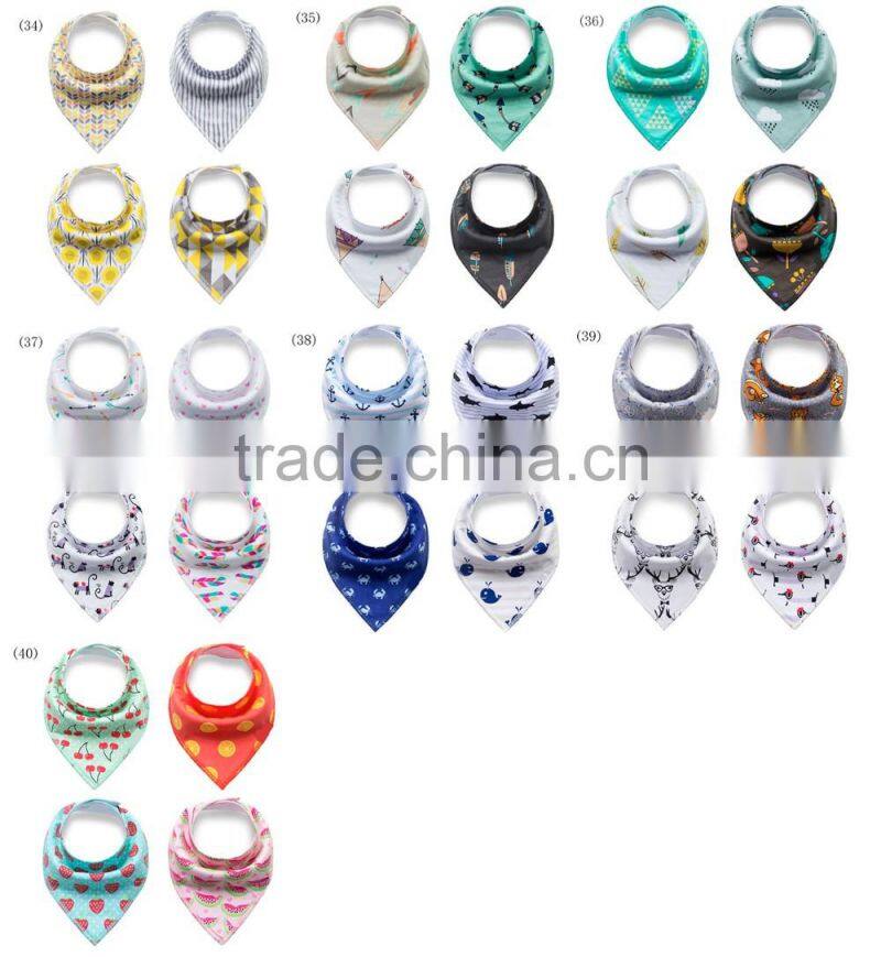 New Arrival Designs Baby bandana teething organic cotton baby bibs