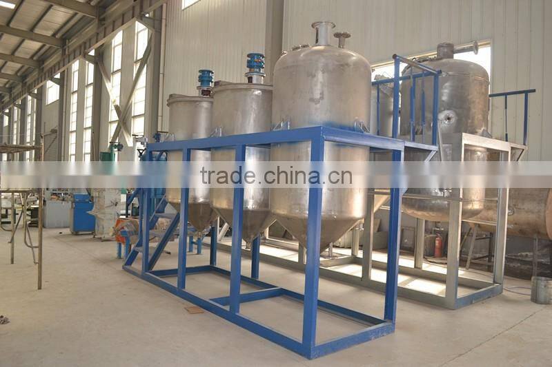 1-500TPD crude oil refining machine equipment plant