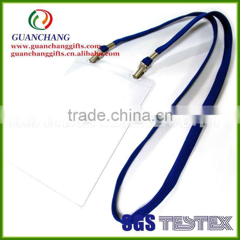 PVC badge holder lanyard,id card holder,document holder