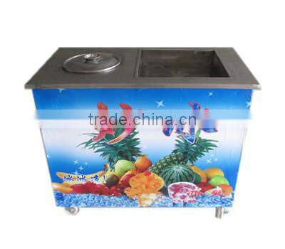 Commercial fried ice cream machine DHL express to door worlwide fried ice cream machine