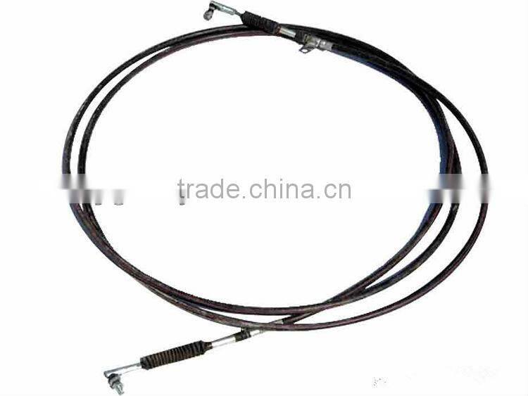 OEM low price mechanical cable/push pull cable with connector/push pull cable for construction machinery