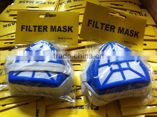 Plastic Dust Mask/Filter Mask Blue Colour