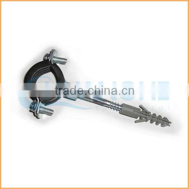 China manufacture best quality iron zinc coated rubber hose clamp