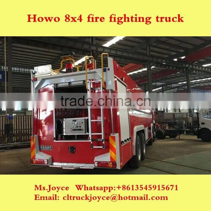 Howo 8x4 25ton Big Water Foam Fire Trucks For Sale