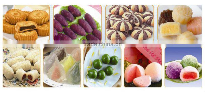 Onigiri automatic encrusting machine