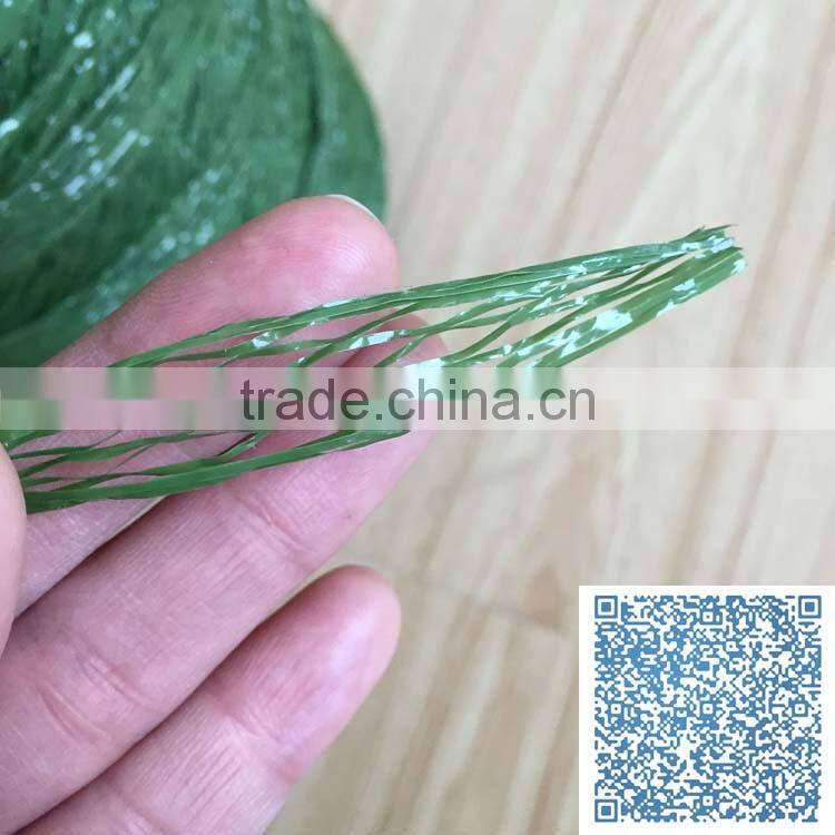 7700Dtex Oliver color PE fibrillated yarn