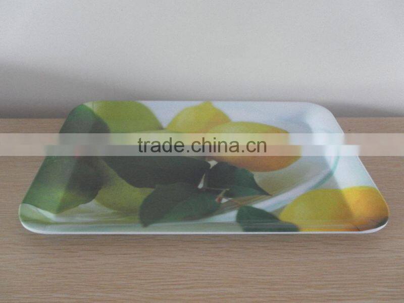 melamine tray / melamine food trays / print melamine trays