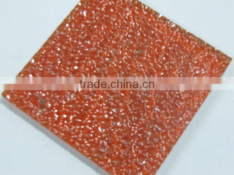 3.5mm fashional popular dedicated building material polycarbonate embossed solid sheet