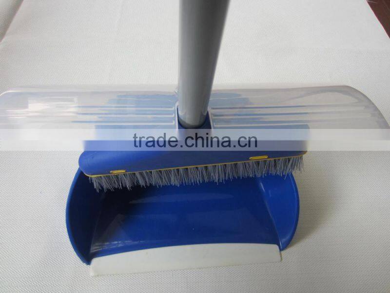 Useful Plastic Duspan With Broom And Dustpan With Lid