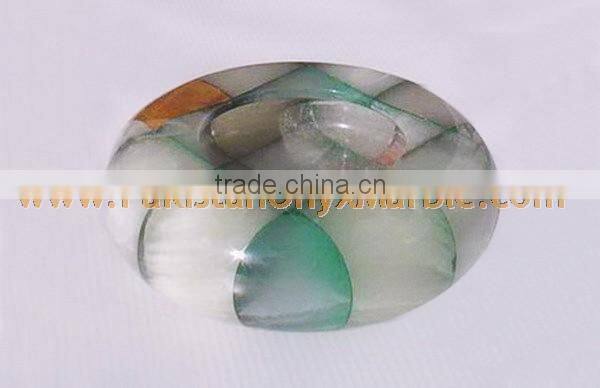 Wholesale hand painted ONYX CIGARETTE ASHTRAY HANDICRAFTS