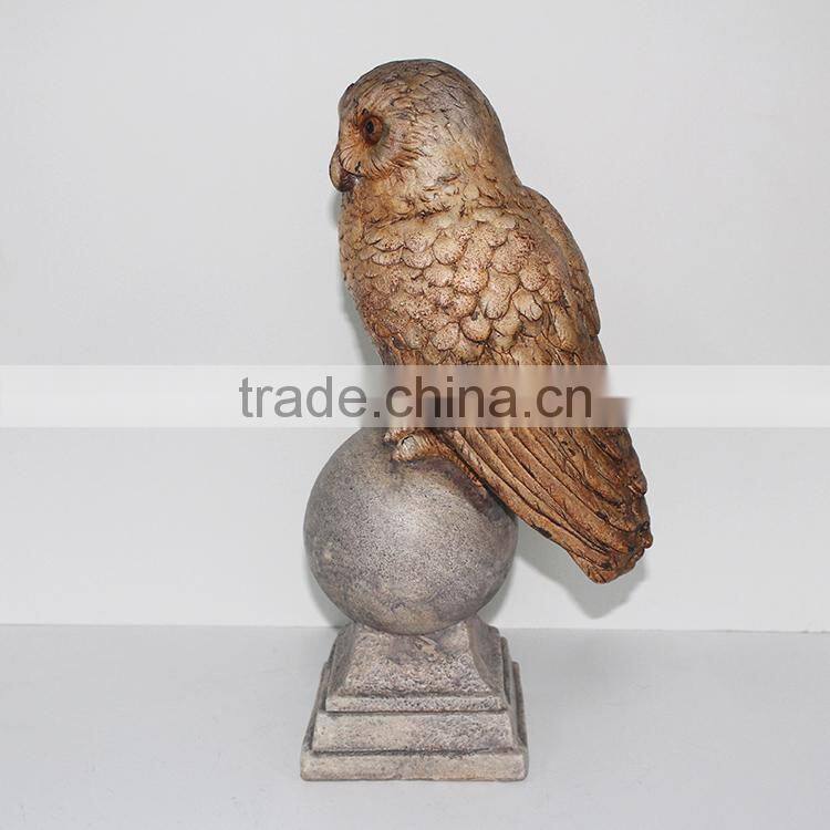 2015 polyresin owl indoor sculpture