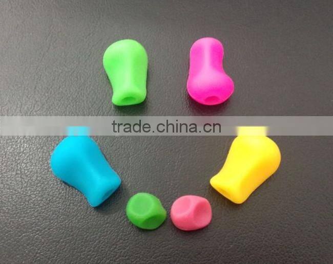 Trade Assurance FDA LFGB Kids Rubber Pencil Grip, Hand Writing Pencil Grip