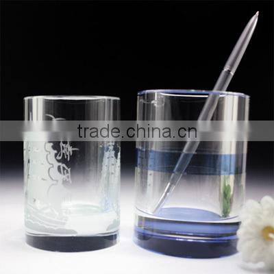 fashion crystal pen holder