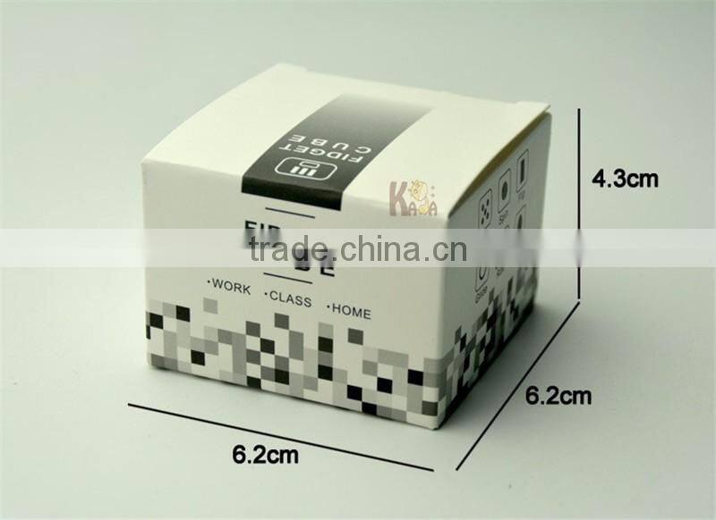 3D magic cube stress release fidget desk toy puzzle cube fidget 2016 Best Christmas Gift