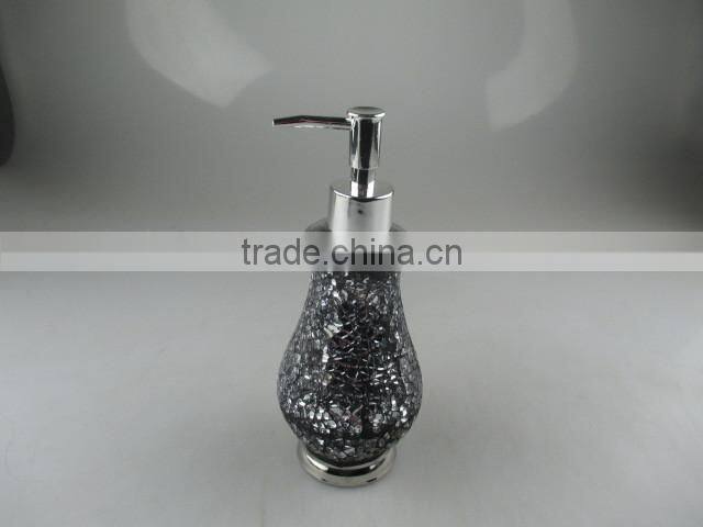 stocked ceramics silver color bath jar moder design