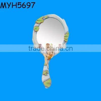 Cross crafts resin hand held mirror