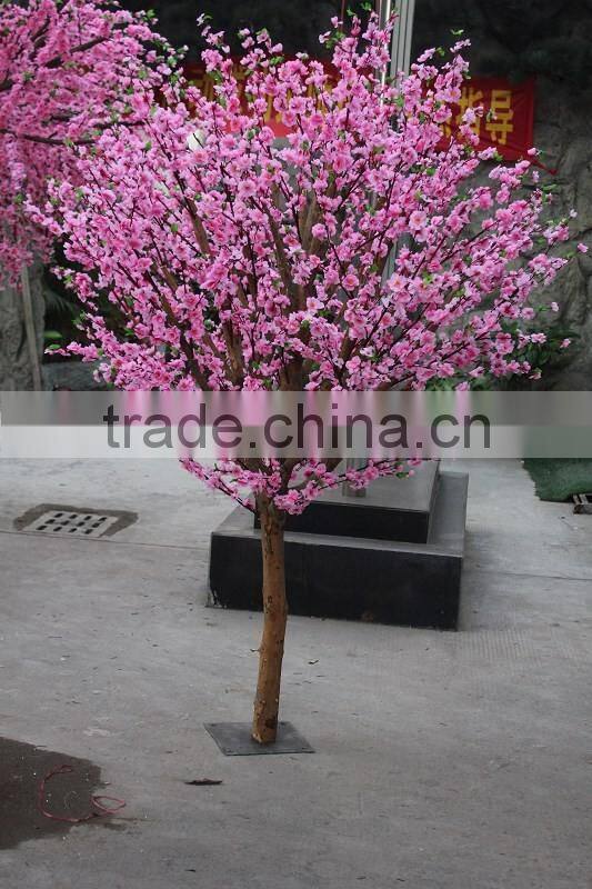 Artificial cherry blossom tree with silk flowers
