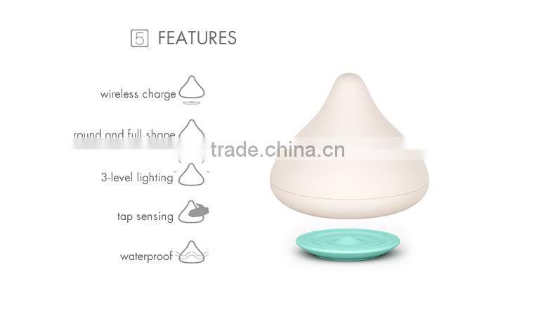 Waterproof Wireless Charge Touch Control LED Table Lamp Chocolate Light