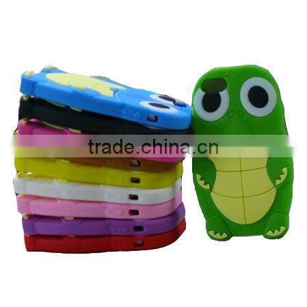 hot sale 2013 Tortoise Silicone mobile phone cover with 3D