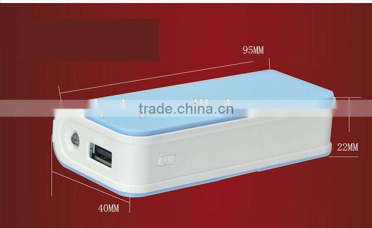 OEM desk plastic phone holder with power bank 3600mAh