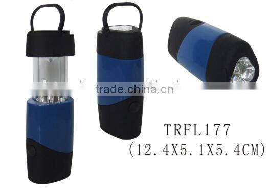 Telescopic hanging hook plastic LED lantern camping light