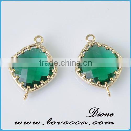 High quality new design different types glass stone pendant for jewelry making