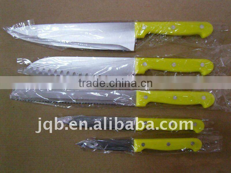 6pcs Stainless Steel Kitchen knife Set