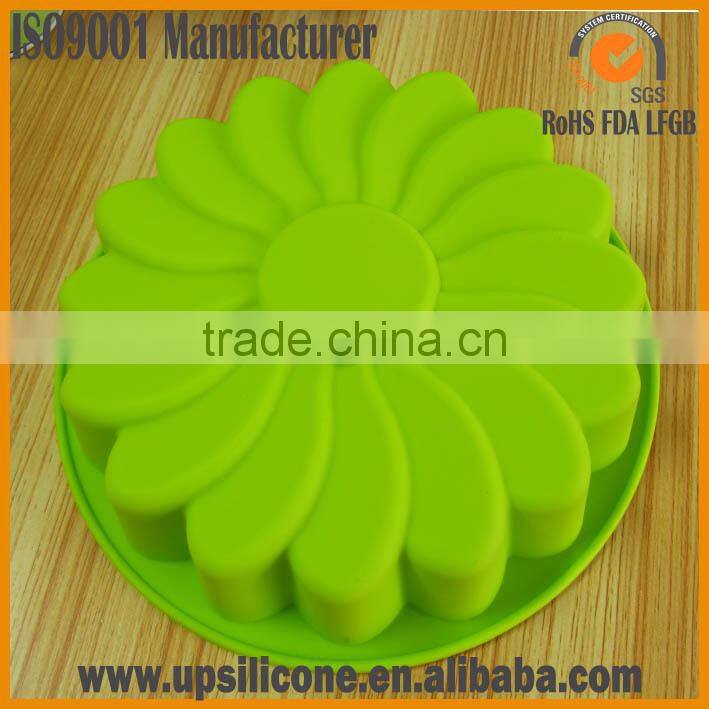 Flower shape silicone cake molds sunflower mold and other shapes