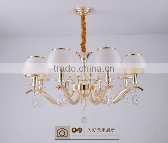M966 Momoda elegant European Crystal modern living room bedroom lighting chandelier pendant lamp
