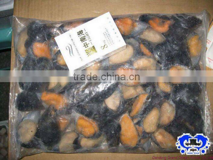 IQF mussel meat with shell