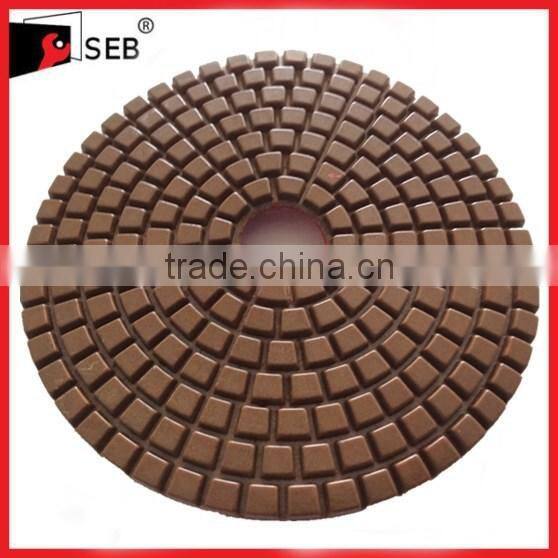 Dry diamond polishing pads for concrete SEB-PP110685