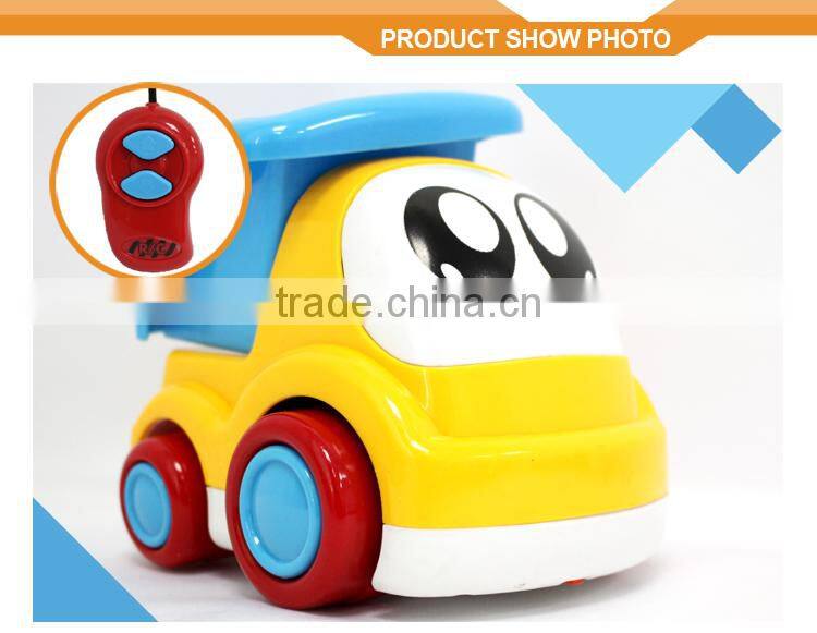 remote control car plastic cartoon tire dump truck rc car