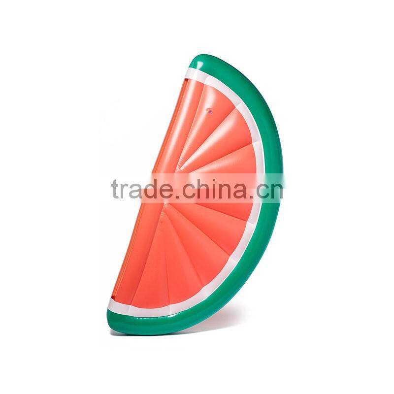 hot sale leasure giant luxury inflatable watermelon slice pool lounge float outdoor swim ring and raft for fun
