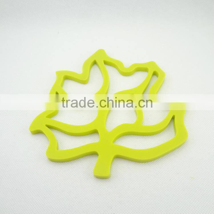 Tree Leaf shaped kitchen hot pot hot pan holder mat hot pad