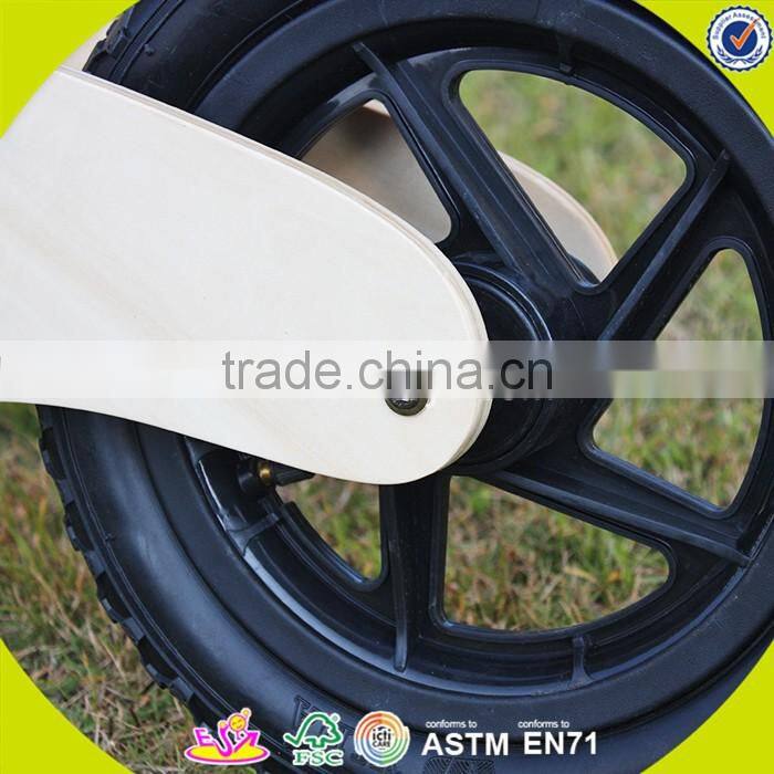 2017 New design wooden kids balance bike best sale wooden kids balance bike top fashion wooden kids balance bike W16C155