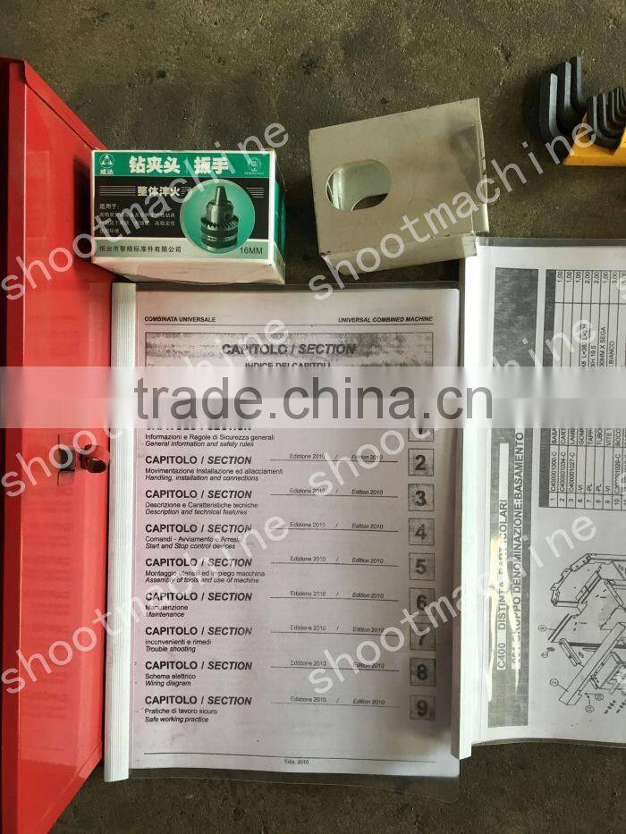 Combined Surface Planer-Thicknesser SH410BN with Thicknessing table dimensins 775x410mm