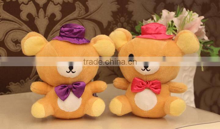 18cm cute bear plush lovely plush stuffed animals toy with EN71