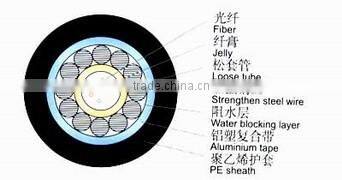 Central core tube-type optical fiber cable GYXTA