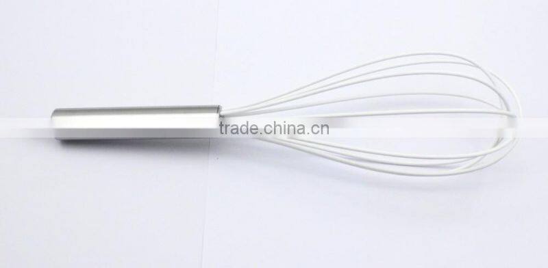 548-9D Silicone Eggbeater With Stainless Steel Handle