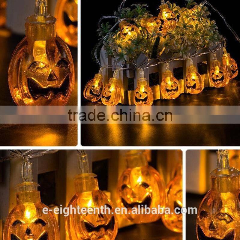 2016 new Christmas Festival Multi-Color Waterproof Hot Sale 4M 20 LED String Fairy Pumpkin Lights Lighting