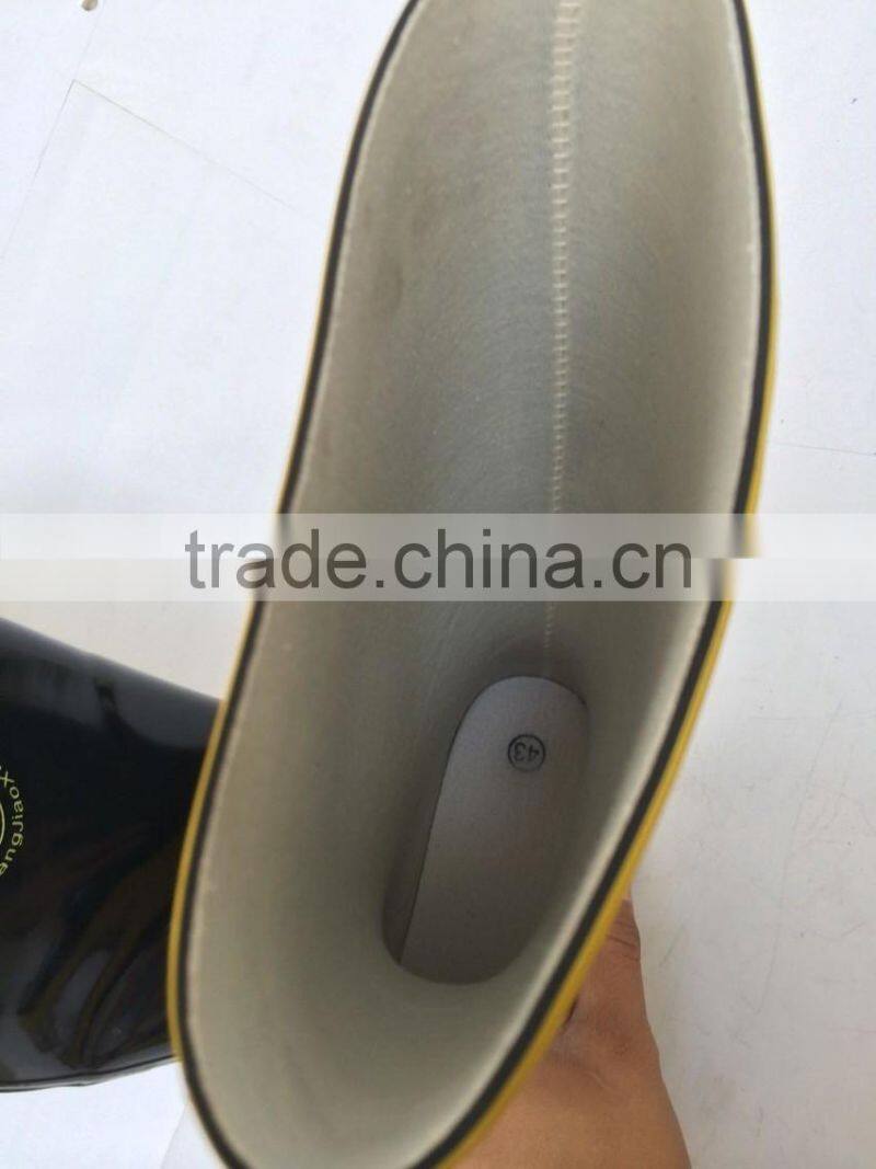 Rubber material fire performance rubber boots Fire Rubber Boots /Anti Perforation boots