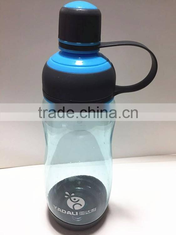 Blue Color Plastic Water Bottle With Handle