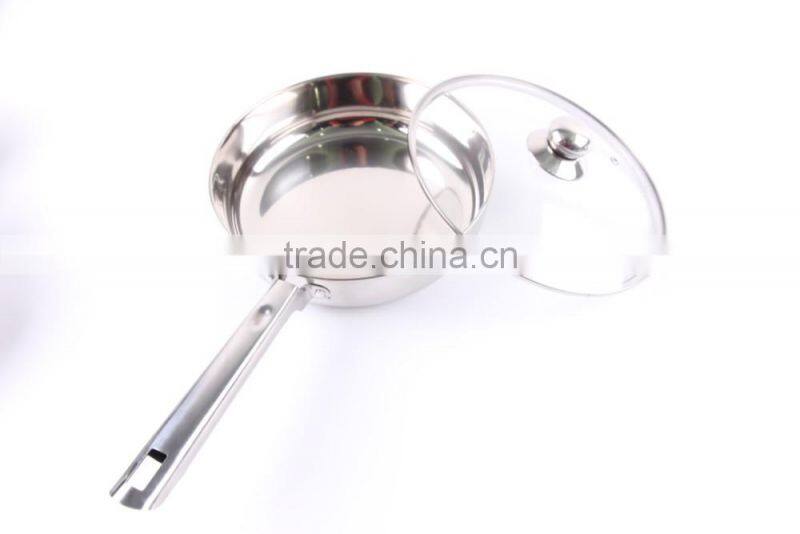 metal stainless steel cooking pans and pots , 12 pcs Cooware sets