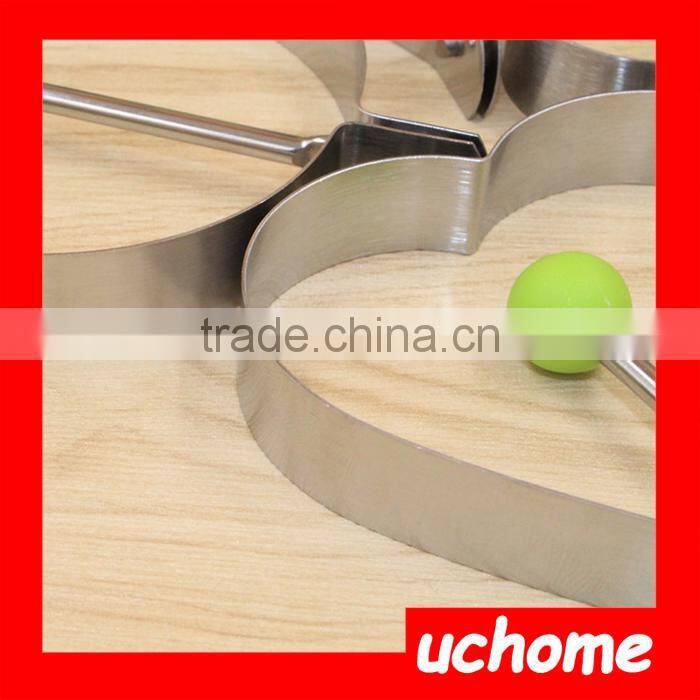 UCHOME High Quality Different Shapes Egg Rings Stainless Steel Fried Egg Mould In Egg Tool
